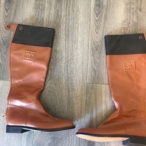 Authentic Chanel Riding boots